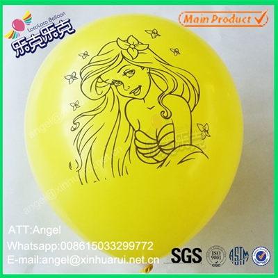 One Color One Side Printing Balloon